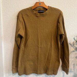 Almonde Long Sleeve Brown Shirt